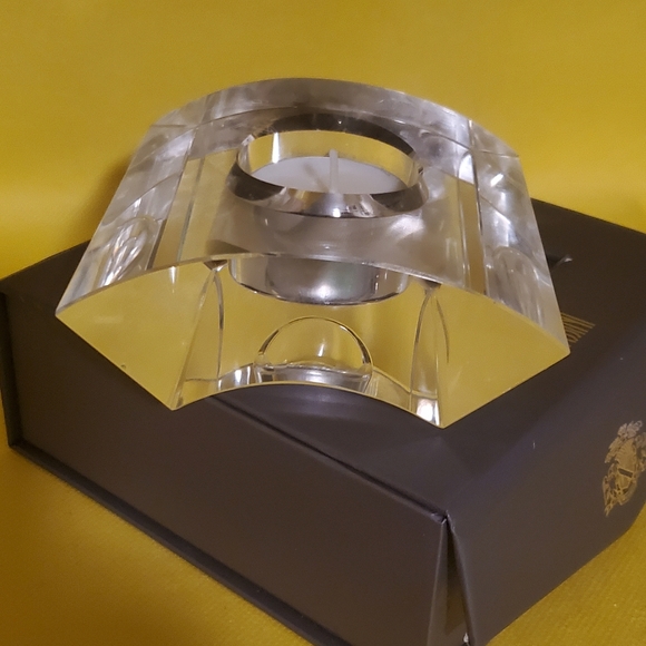 Oleg Cassini Accents Oleg Cassini Crystal Votive Candle Holder New